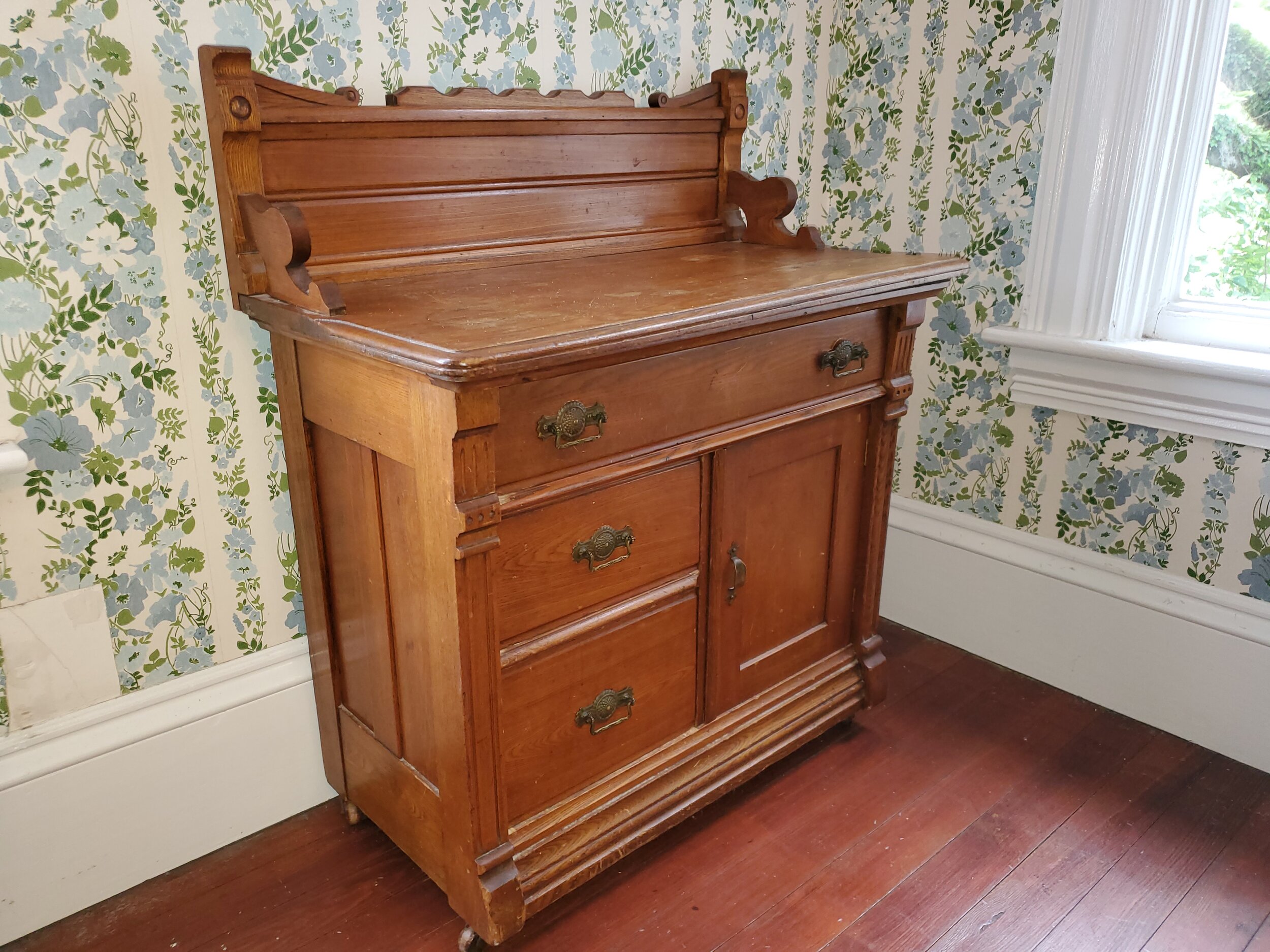 Bradlee Washstand Reunited with the House