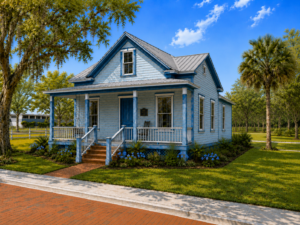 Lewis house restoration rendering